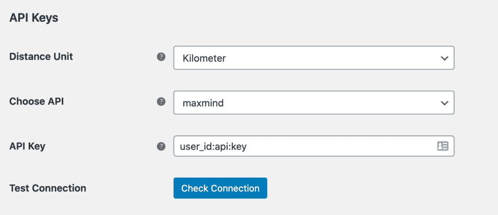 Setting up settings and API connection 2