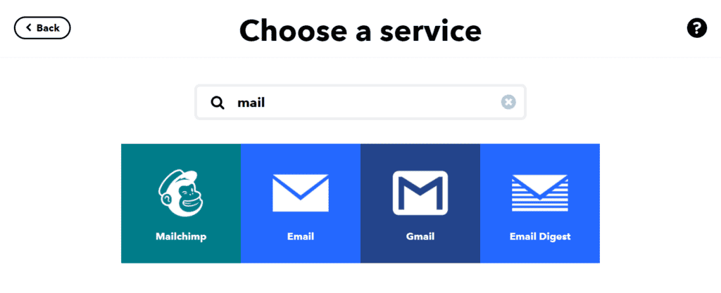 Mailchimp service