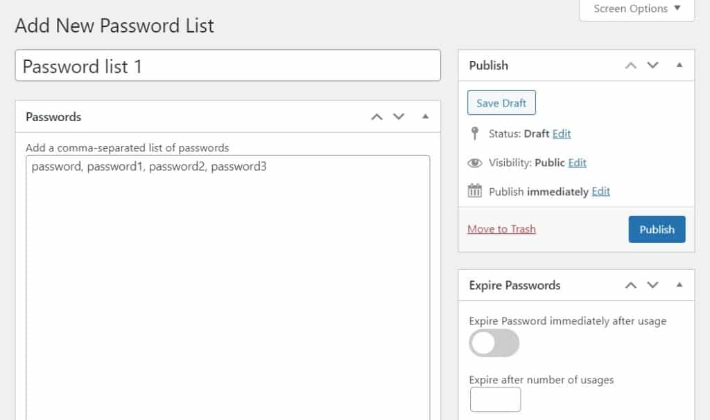 How to create password lists 2