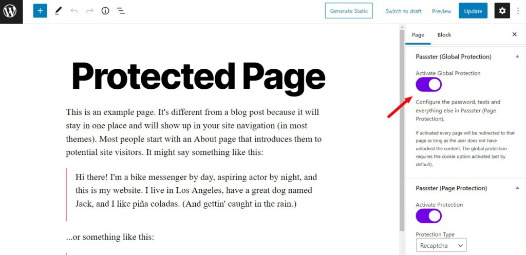 How to Protect Content in WordPress 6