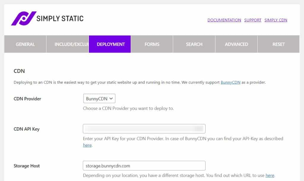 cdn static wordpress site
