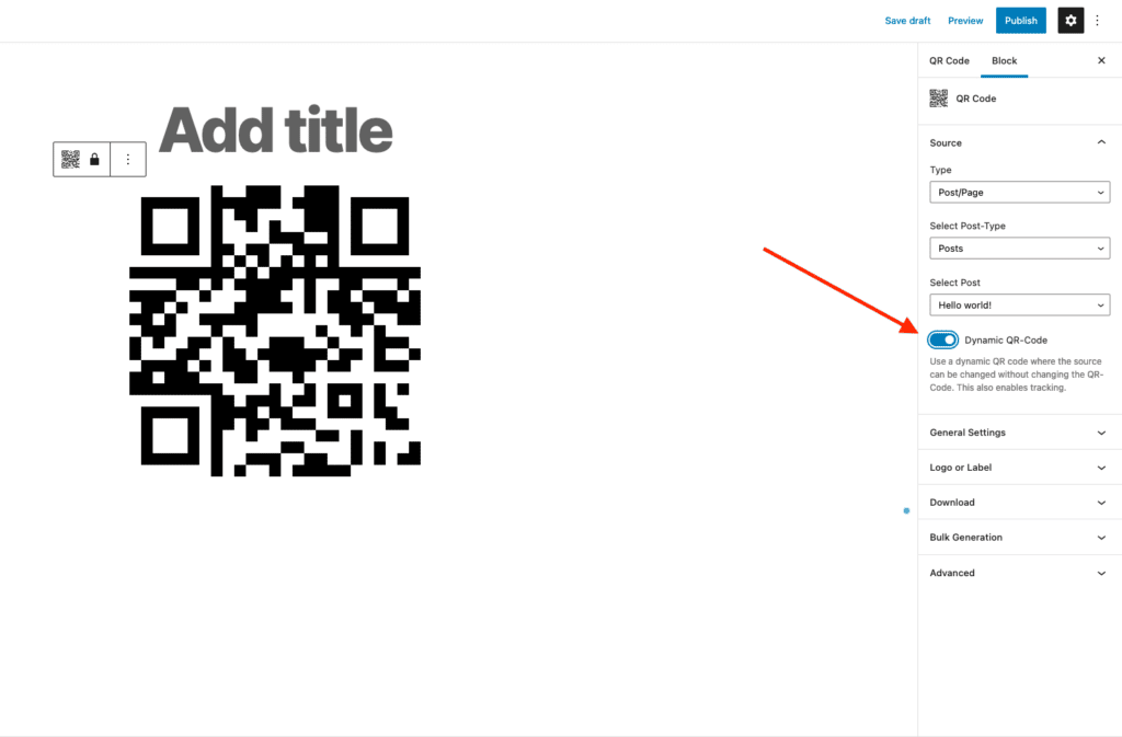 Create your first QR-Code 3