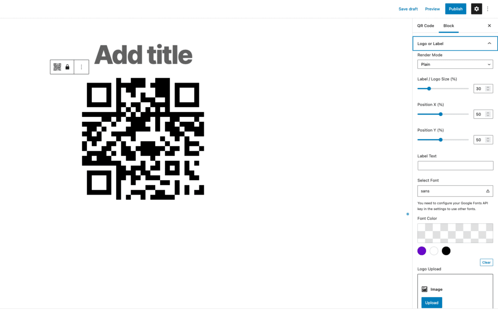 Create your first QR-Code 5