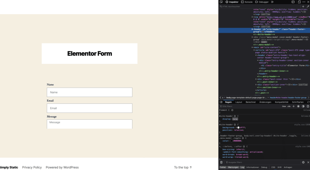 Using iFrames on your static website 7