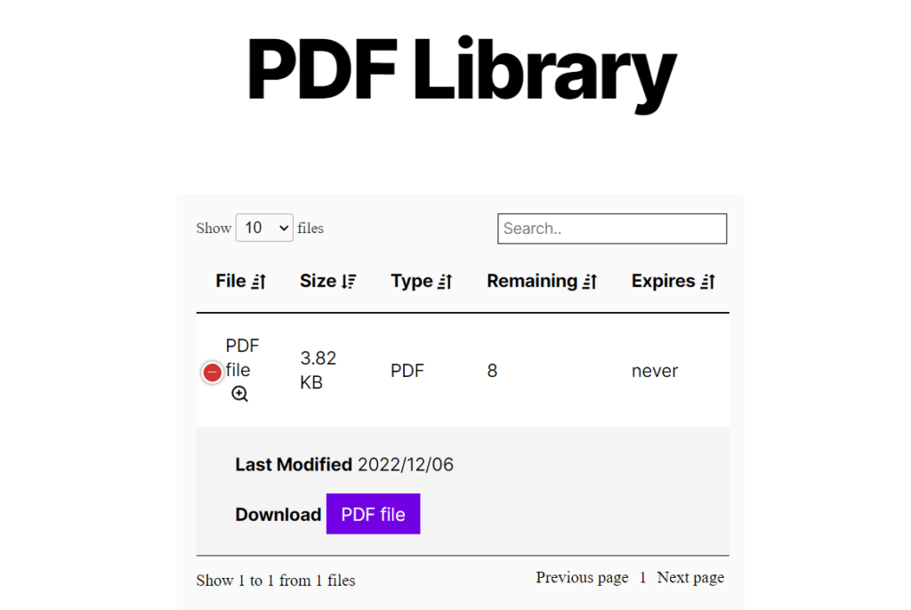 wordpress pdf library filr 2